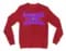 Gaandha Kan Azhagi Men/Unisex Long Sleeve Sweatshirt in Cherry Red Color